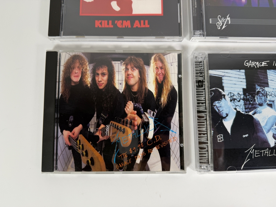 Metallica Studio Live And EP Compact Disc Jewel Case Collection Six Album Lot [Photo 5]