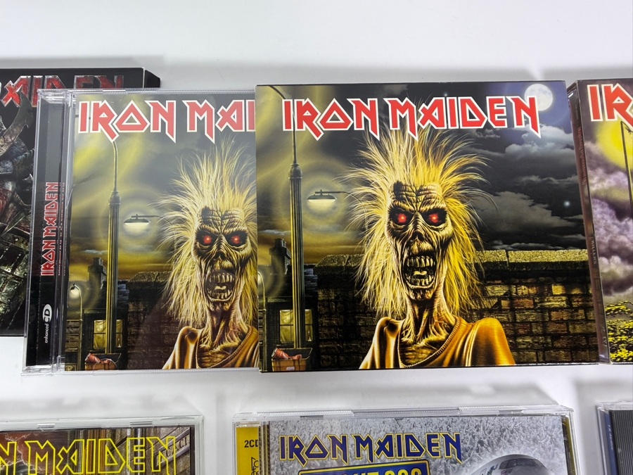 Iron Maiden Studio Albums And Live Soundtrack Digipak And Jewel Case Compact Disc Lot [Photo 3]