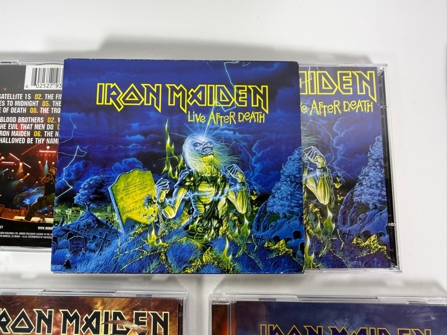 Iron Maiden Live Albums Compilation And Studio Digipak Compact Disc Collection Six Album Lot [Photo 2]