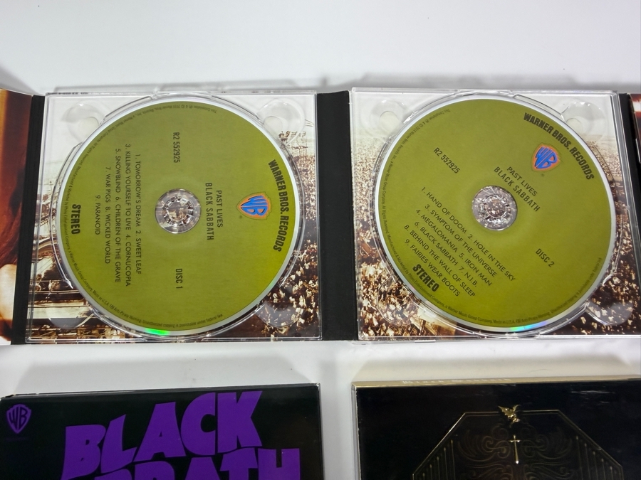Black Sabbath Studio Live Compilation Digipak And Jewel Case Compact Disc Collection Six Album Lot [Photo 4]