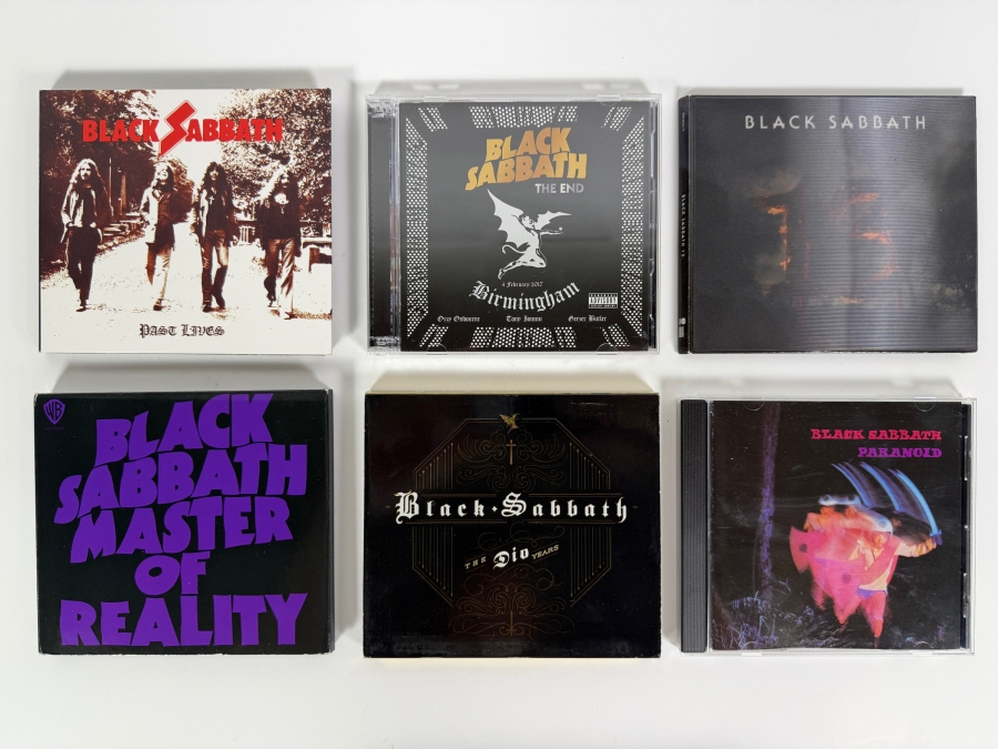 Black Sabbath Studio Live Compilation Digipak And Jewel Case Compact Disc Collection Six Album Lot [Photo 2]