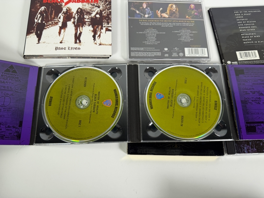 Black Sabbath Studio Live Compilation Digipak And Jewel Case Compact Disc Collection Six Album Lot [Photo 5]