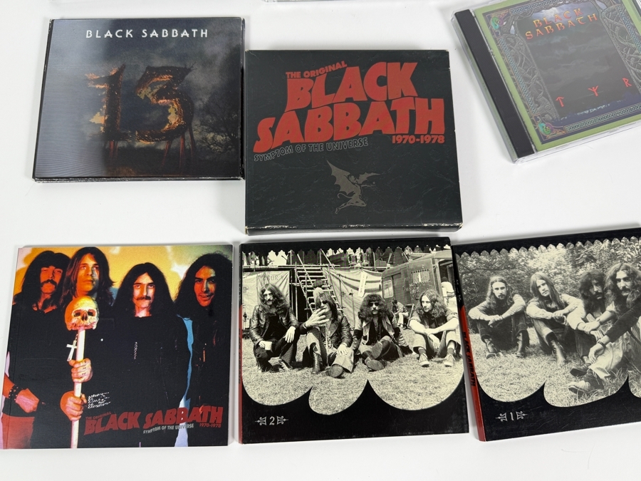 Black Sabbath Studio Live Compilation And Box Set Compact Disc Collection Six Album Lot [Photo 3]