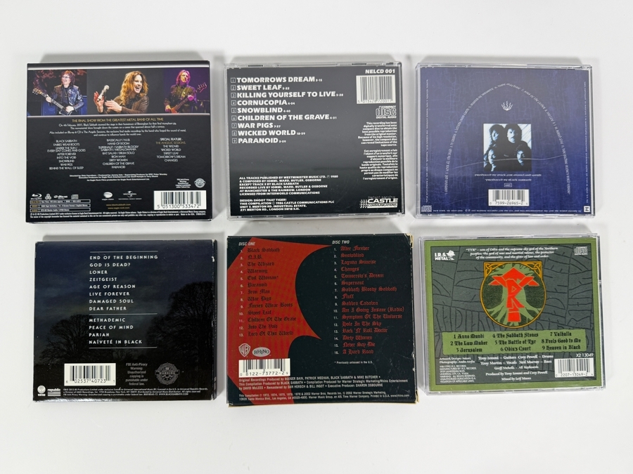 Black Sabbath Studio Live Compilation And Box Set Compact Disc Collection Six Album Lot [Photo 4]