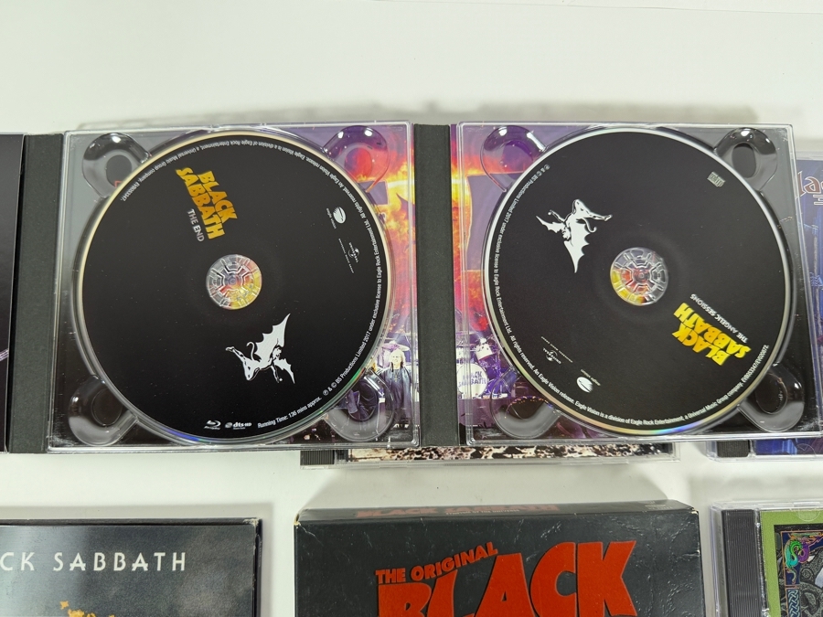 Black Sabbath Studio Live Compilation And Box Set Compact Disc Collection Six Album Lot [Photo 2]