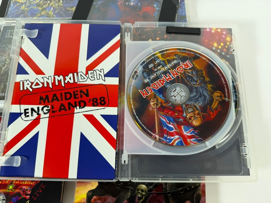 Iron Maiden Studio Live And Video History Compact Disc And Deluxe DVD Collection Six Item Lot [Photo 7]