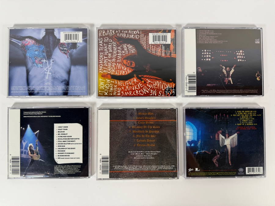 Ozzy Osbourne Classic Studio Live And Tribute Compact Disc Collection Six Album Lot [Photo 2]