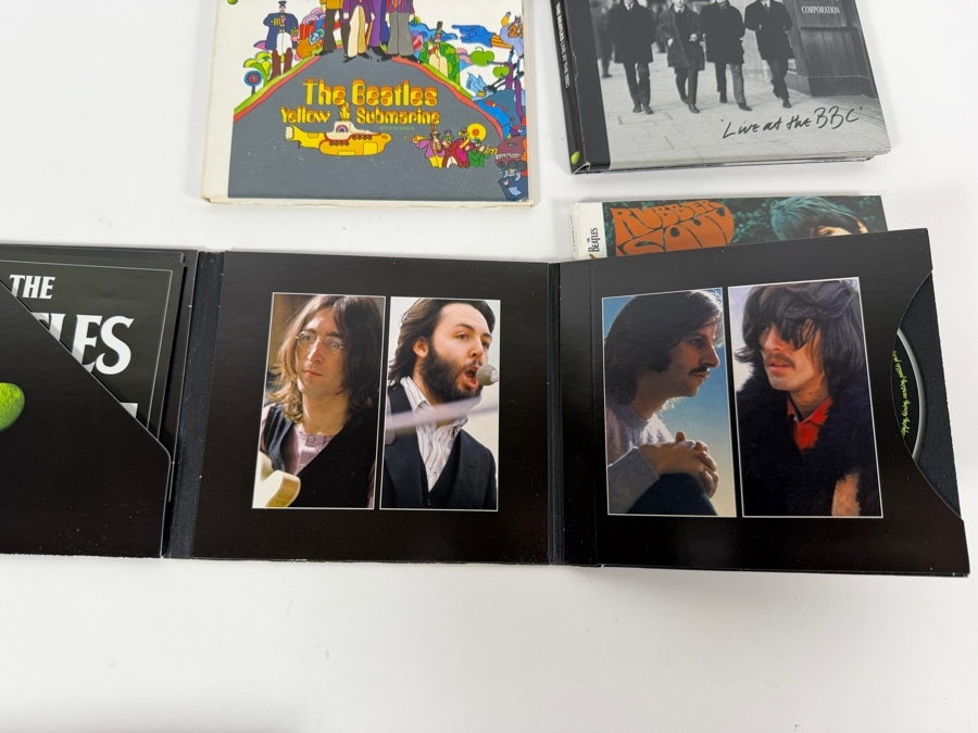 The Beatles Studio Remasters And Live At The BBC Gatefold Digipak Compact Disc Four Album Lot [Photo 4]