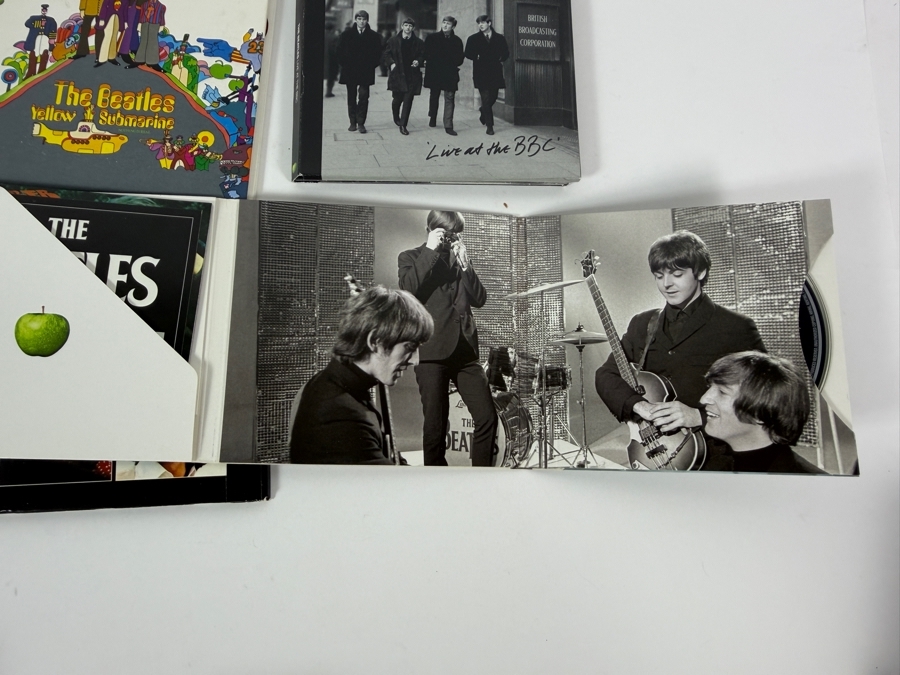 The Beatles Studio Remasters And Live At The BBC Gatefold Digipak Compact Disc Four Album Lot [Photo 5]