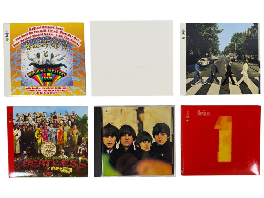 The Beatles Studio Remasters Compilation And White Album Box Set Compact Disc Six Album Lot