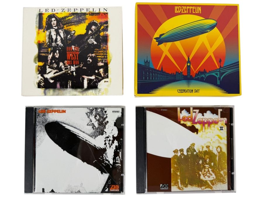 Led Zeppelin Studio Albums Live Document And Celebration Day Deluxe Concert Box Set Four Item Lot