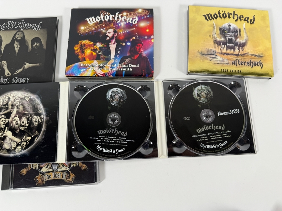 Motörhead Hard Rock Studio Live Covers And Greatest Hits Compact Disc Five Album Lot [Photo 4]