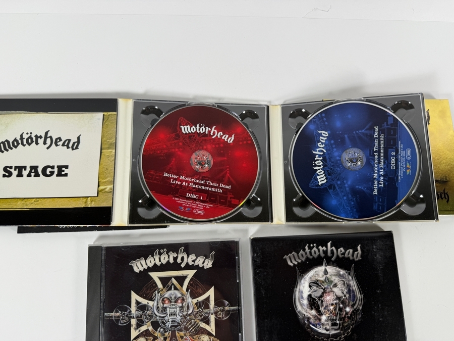 Motörhead Hard Rock Studio Live Covers And Greatest Hits Compact Disc Five Album Lot [Photo 2]
