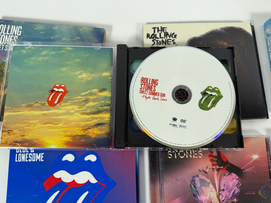 The Rolling Stones Studio Albums Live From The Vault And Greatest Hits Compact Disc Six Album Lot [Photo 2]