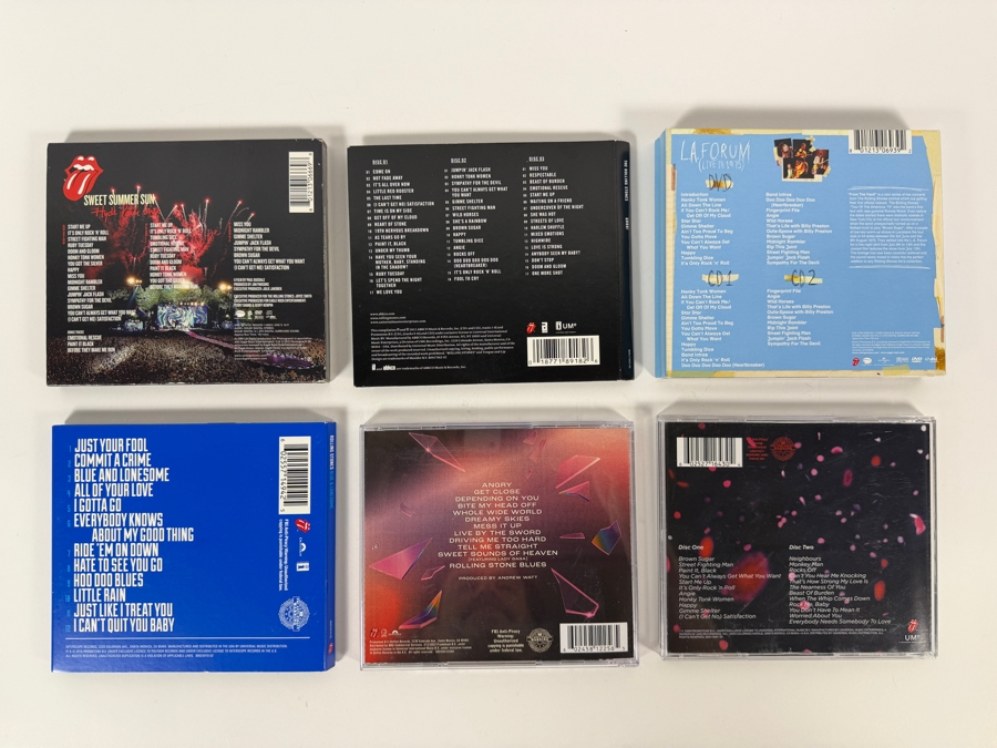 The Rolling Stones Studio Albums Live From The Vault And Greatest Hits Compact Disc Six Album Lot [Photo 6]