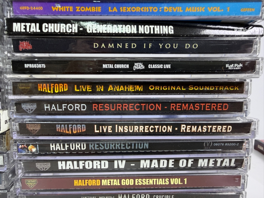 Massive Heavy Metal Hard Rock Thrash And Glam Compact Disc Lot Collection Forty Seven Album Lot [Photo 9]