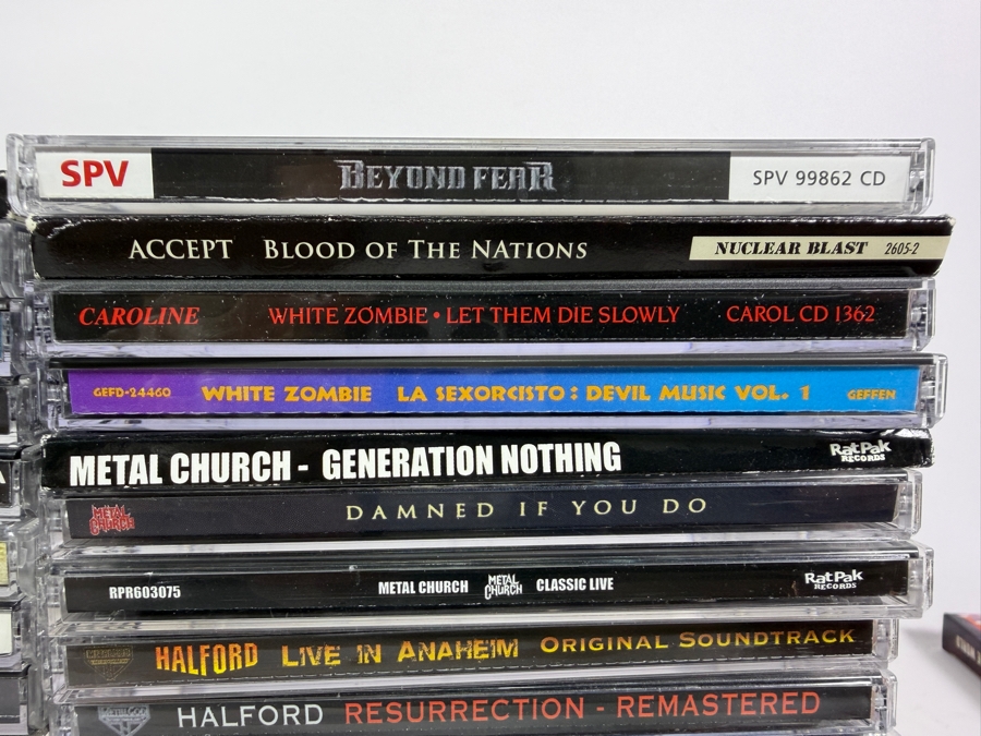 Massive Heavy Metal Hard Rock Thrash And Glam Compact Disc Lot Collection Forty Seven Album Lot [Photo 10]