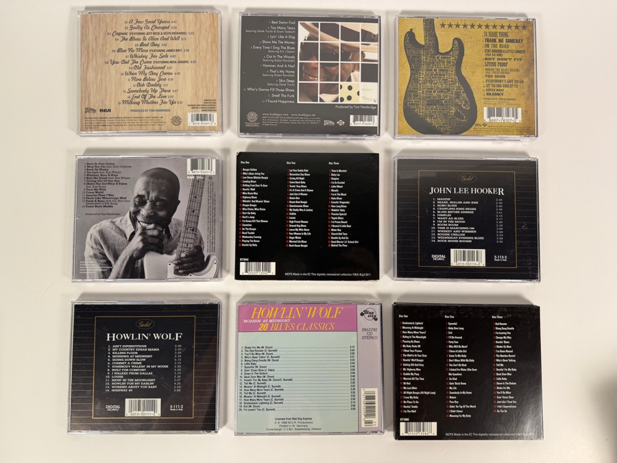 Classic Blues Legend Collection Featuring Buddy Guy John Lee Hooker And Howlin Wolf Compact Disc Nine Album Lot [Photo 2]