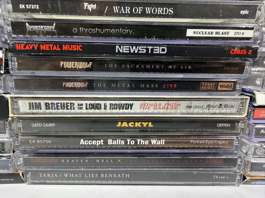 Massive Heavy Metal Power Thrash And Groove Compact Disc Lot Collection Fifty Four Album Lot [Photo 5]