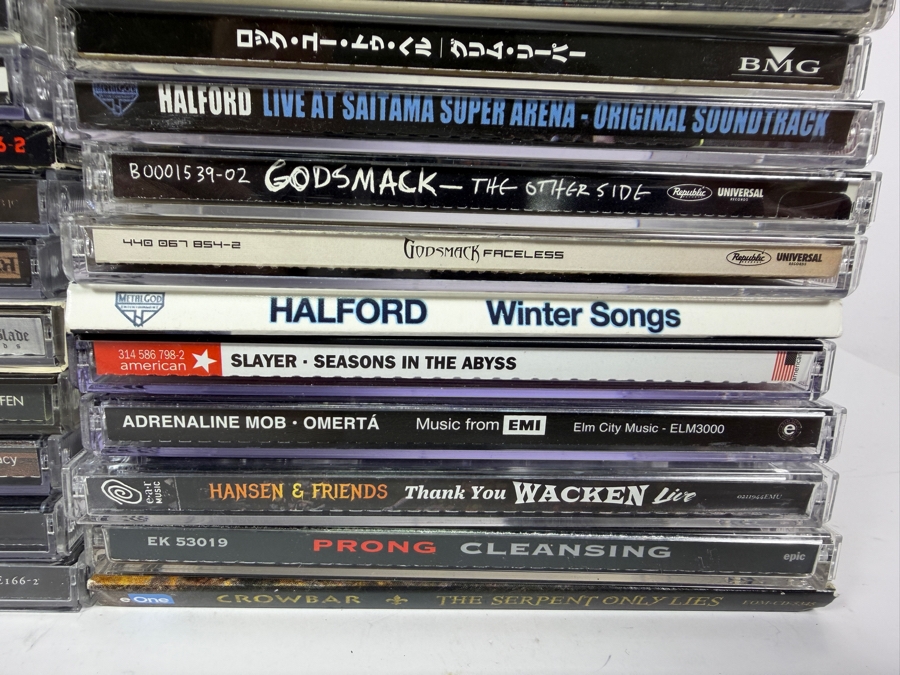 Massive Heavy Metal Power Thrash And Groove Compact Disc Lot Collection Fifty Four Album Lot [Photo 8]
