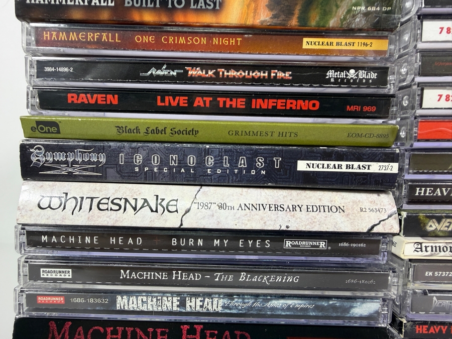 Massive Heavy Metal Power Thrash And Groove Compact Disc Lot Collection Fifty Four Album Lot [Photo 3]