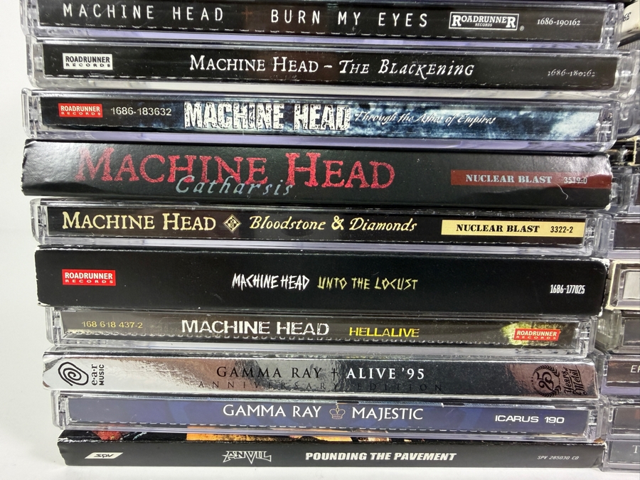 Massive Heavy Metal Power Thrash And Groove Compact Disc Lot Collection Fifty Four Album Lot [Photo 2]