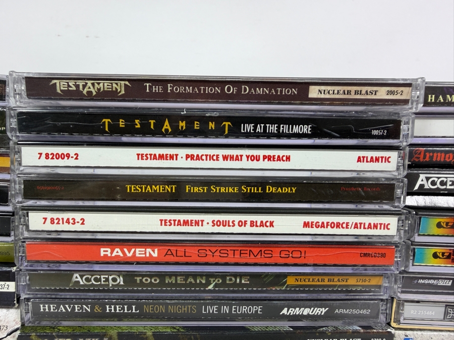 Massive Heavy Metal Power Thrash And Groove Compact Disc Lot Collection Fifty Four Album Lot [Photo 7]
