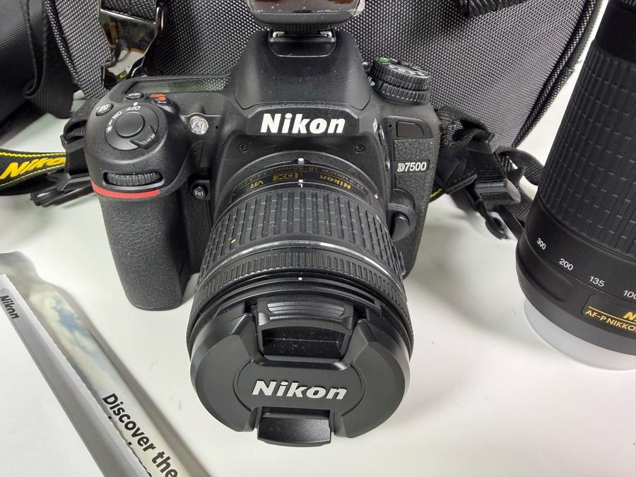 Nikon D7500 Digital DSLR Camera Travel Bundle Featuring AF-P NIKKOR 70-300mm Lens Sunpak DF4000U Speedlight Flash And Carrying Case [Photo 2]