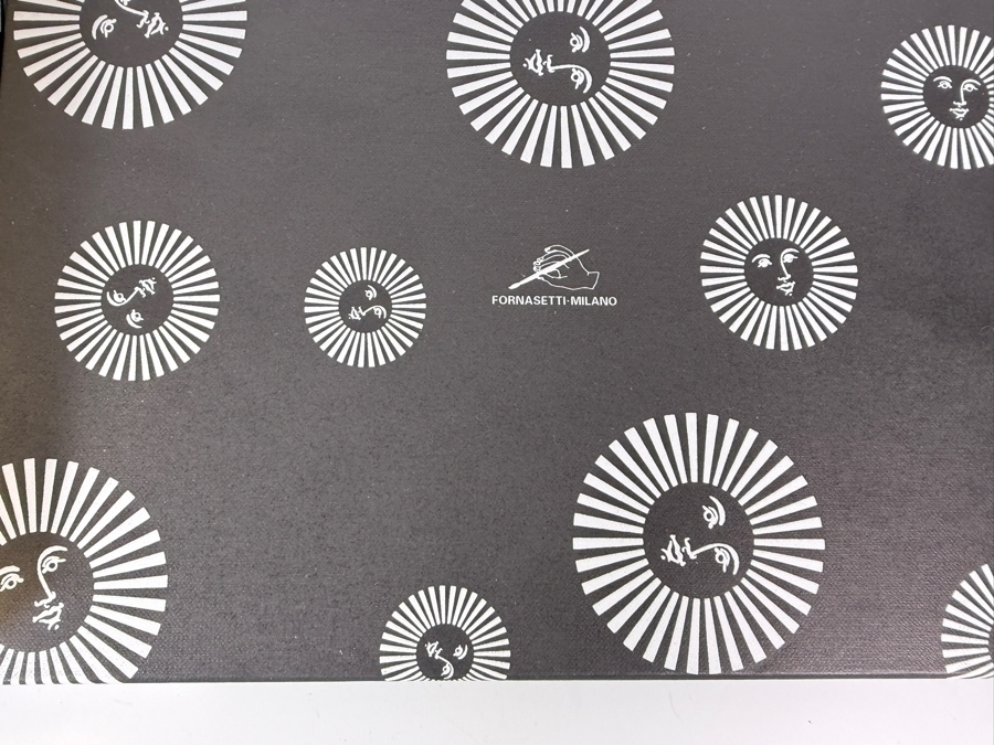 Authentic Fornasetti 'Tema e Variazioni' (Theme and Variations) Porcelain Wall Plate No. 334 – 'Silenzio' (Silence) 10.5'W Retails $185 [Photo 3]