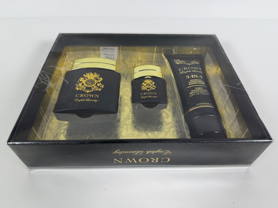 Authentic English Laundry Men's 3-Piece Crown Eau de Parfum Fragrance Gift Set [Photo 2]