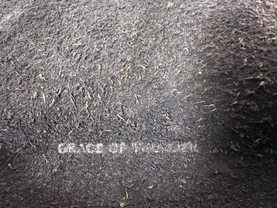 'Grace of Thunder' Artisanal Black and Gold Acid-Washed Metallic Hair-on-Hide Crossbody Messenger Bag 12'W X 12'H [Photo 3]