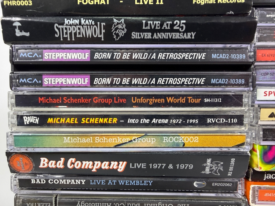 Lot Of 94 Classic Rock Hard Rock Blues And Heavy Metal Compact Discs CDs Featuring Aerosmith Slayer King Diamond Bad Company King Crimson And More [Photo 17]