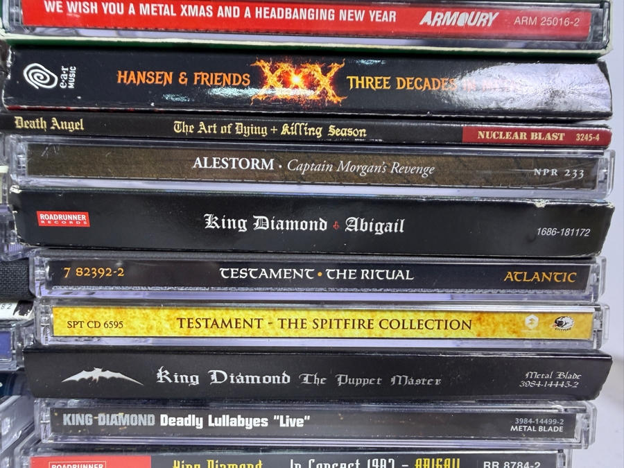 Lot Of 94 Classic Rock Hard Rock Blues And Heavy Metal Compact Discs CDs Featuring Aerosmith Slayer King Diamond Bad Company King Crimson And More [Photo 3]