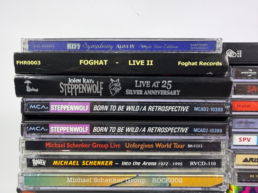 Lot Of 94 Classic Rock Hard Rock Blues And Heavy Metal Compact Discs CDs Featuring Aerosmith Slayer King Diamond Bad Company King Crimson And More [Photo 18]