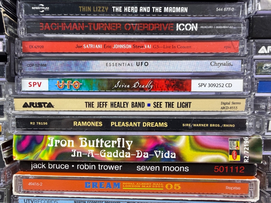 Lot Of 94 Classic Rock Hard Rock Blues And Heavy Metal Compact Discs CDs Featuring Aerosmith Slayer King Diamond Bad Company King Crimson And More [Photo 13]