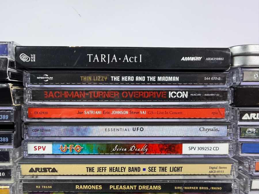 Lot Of 94 Classic Rock Hard Rock Blues And Heavy Metal Compact Discs CDs Featuring Aerosmith Slayer King Diamond Bad Company King Crimson And More [Photo 14]