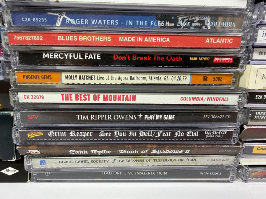 Lot Of 94 Classic Rock Hard Rock Blues And Heavy Metal Compact Discs CDs Featuring Aerosmith Slayer King Diamond Bad Company King Crimson And More [Photo 11]