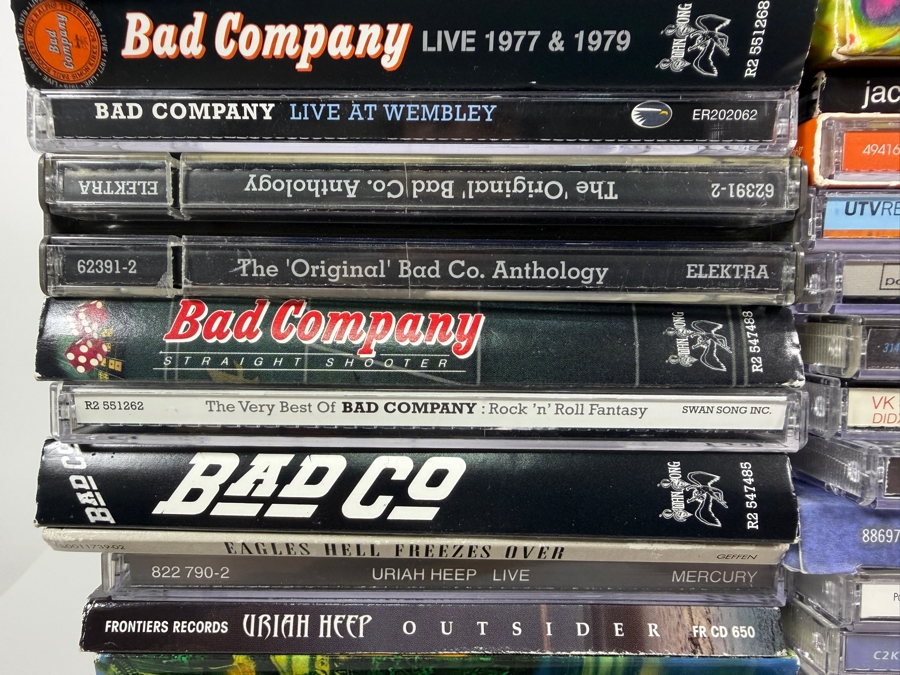 Lot Of 94 Classic Rock Hard Rock Blues And Heavy Metal Compact Discs CDs Featuring Aerosmith Slayer King Diamond Bad Company King Crimson And More [Photo 16]