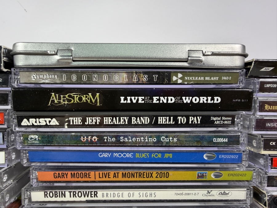 Lot Of 94 Classic Rock Hard Rock Blues And Heavy Metal Compact Discs CDs Featuring Aerosmith Slayer King Diamond Bad Company King Crimson And More [Photo 9]