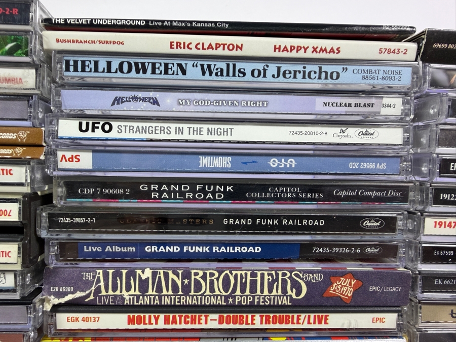 Lot Of 97 Classic Rock Hard Rock Blues And Heavy Metal Compact Discs CDs Featuring Deep Purple AC DC Rush Helloween Lynyrd Skynyrd And More [Photo 10]