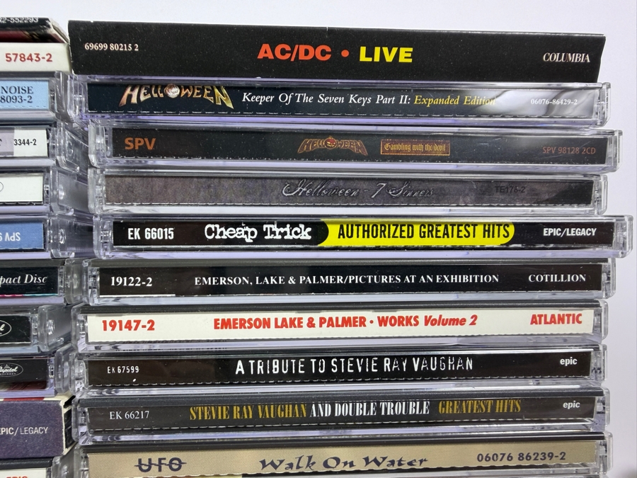 Lot Of 97 Classic Rock Hard Rock Blues And Heavy Metal Compact Discs CDs Featuring Deep Purple AC DC Rush Helloween Lynyrd Skynyrd And More [Photo 13]