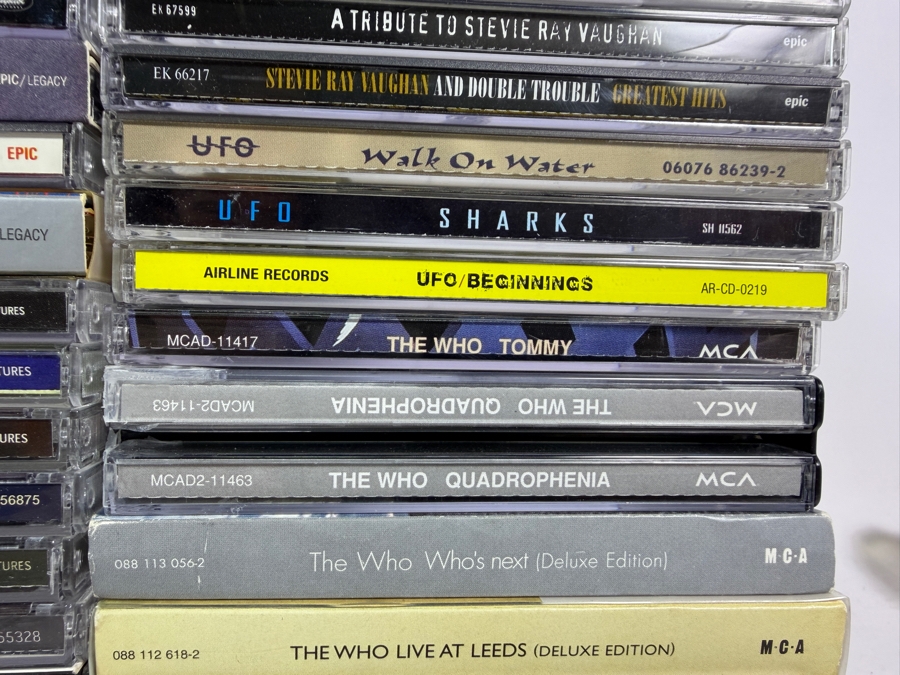 Lot Of 97 Classic Rock Hard Rock Blues And Heavy Metal Compact Discs CDs Featuring Deep Purple AC DC Rush Helloween Lynyrd Skynyrd And More [Photo 12]