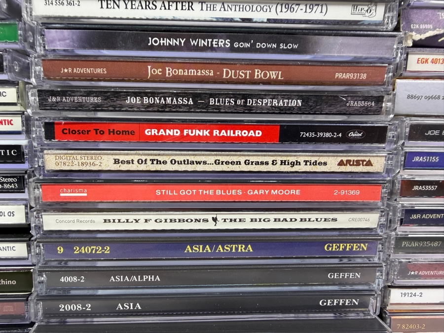 Lot Of 97 Classic Rock Hard Rock Blues And Heavy Metal Compact Discs CDs Featuring Deep Purple AC DC Rush Helloween Lynyrd Skynyrd And More [Photo 6]
