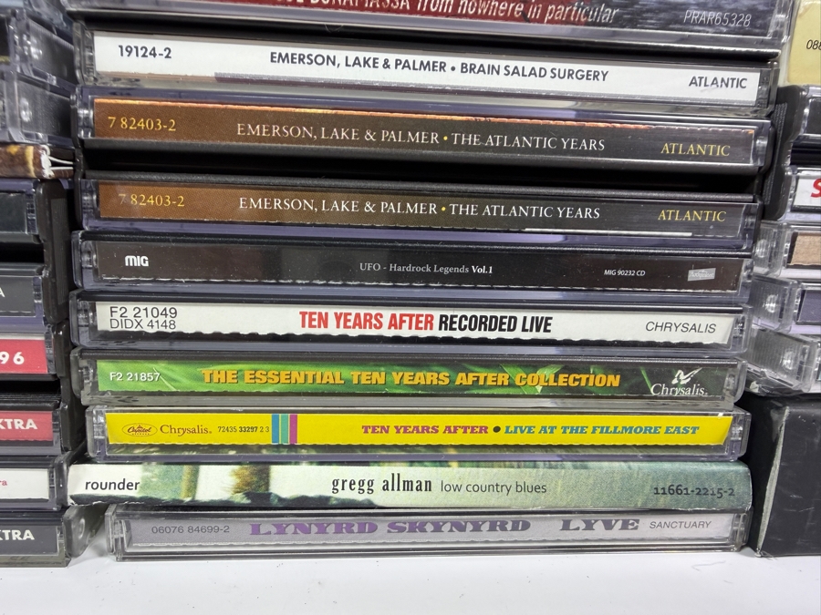 Lot Of 97 Classic Rock Hard Rock Blues And Heavy Metal Compact Discs CDs Featuring Deep Purple AC DC Rush Helloween Lynyrd Skynyrd And More [Photo 8]