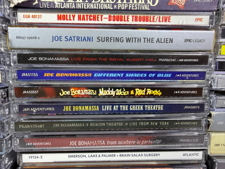 Lot Of 97 Classic Rock Hard Rock Blues And Heavy Metal Compact Discs CDs Featuring Deep Purple AC DC Rush Helloween Lynyrd Skynyrd And More [Photo 9]