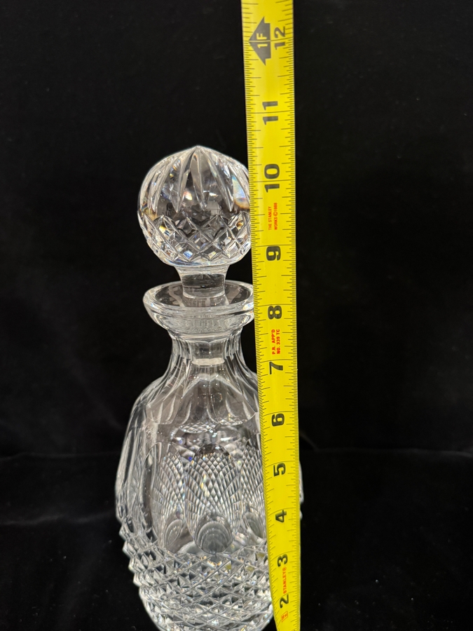 Waterford Crystal 'Colleen Short Stem (Cut)' 10.5-Inch Lead Crystal Spirit Decanter and Faceted Ball Stopper [Photo 3]
