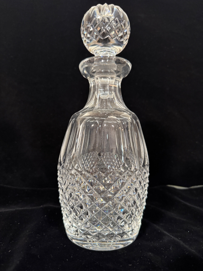 Waterford Crystal 'Colleen Short Stem (Cut)' 10.5-Inch Lead Crystal Spirit Decanter and Faceted Ball Stopper [Photo 2]