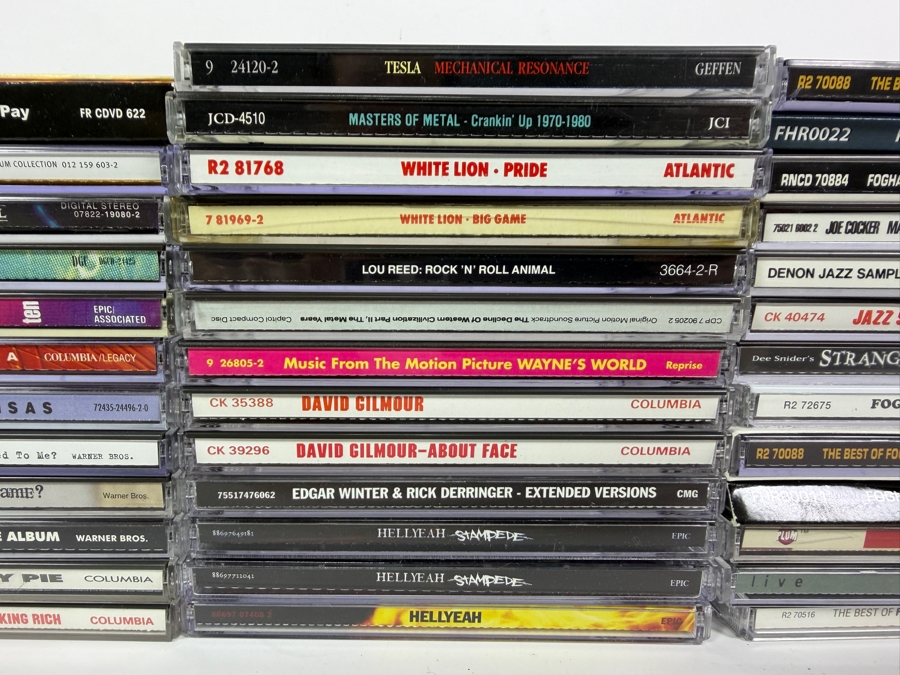 Lot Of 36 Classic Rock Hard Rock Alternative And Heavy Metal Compact Discs CDs Featuring Nirvana Pearl Jam Warrant Tesla Foghat Hellyeah And More [Photo 3]