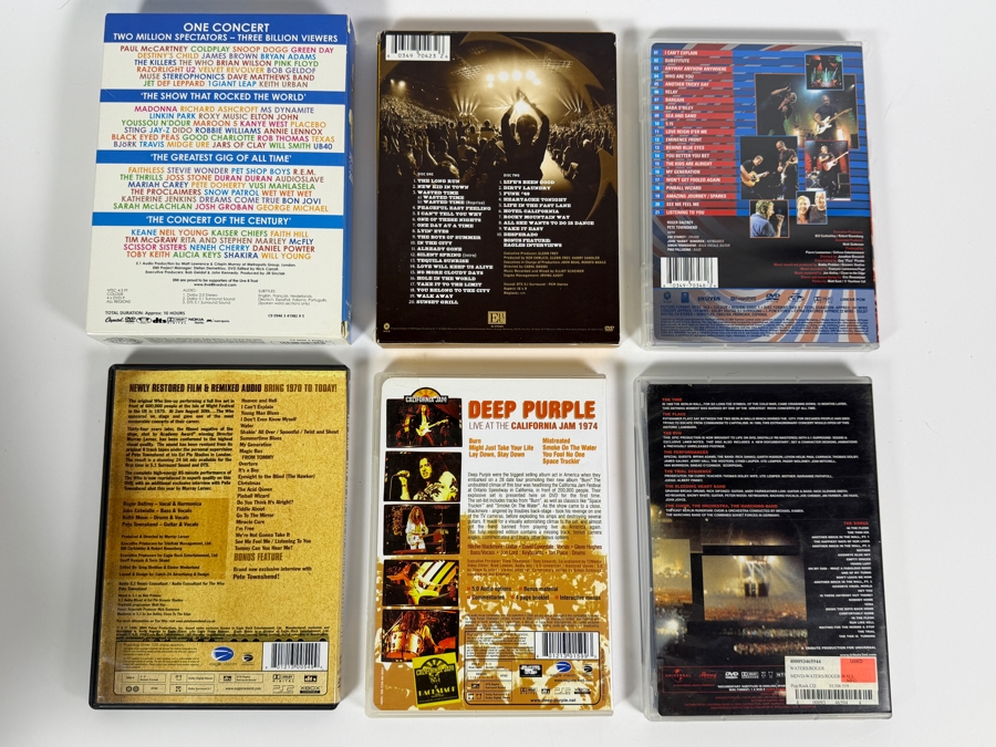 Lot Of 6 Classic Rock Progressive Rock And Arena Rock Concert Box Sets DVDs Featuring Eagles Deep Purple The Who And Roger Waters [Photo 2]