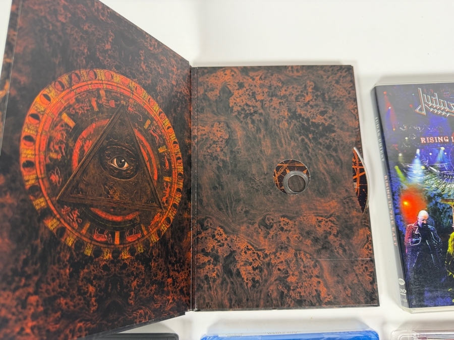 Lot Of 6 Heavy Metal Music Concert DVDs Blu-rays And Deluxe Digibooks Dedicated Entirely To Judas Priest [Photo 6]